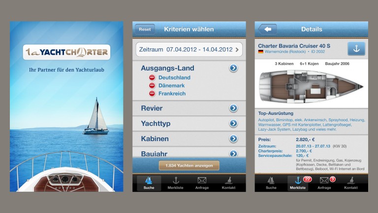 iOS-Yachtcharter